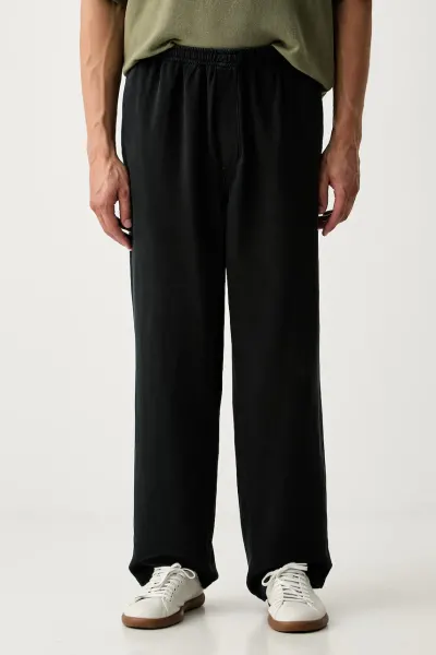 American Vintage  pantaloni joggers pentru bărbați din bumbac