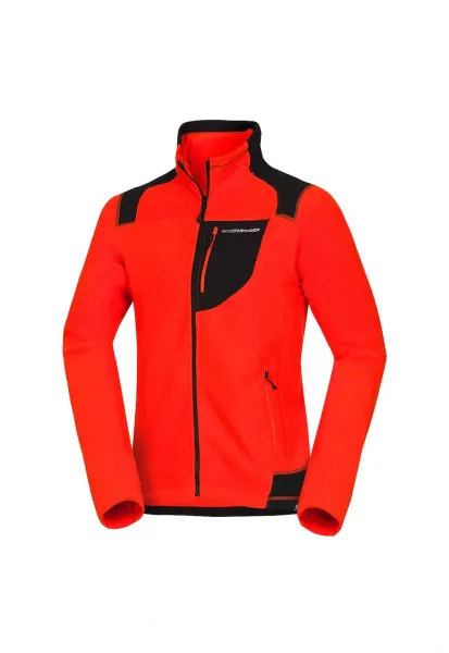 BENDIK – bluza fleece de drumetie pentru barbati - Rosu