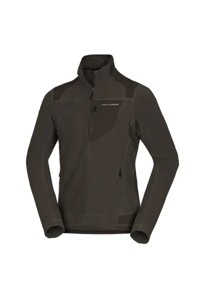 BENDIK – bluza fleece de drumetie pentru barbati - Verde masliniu