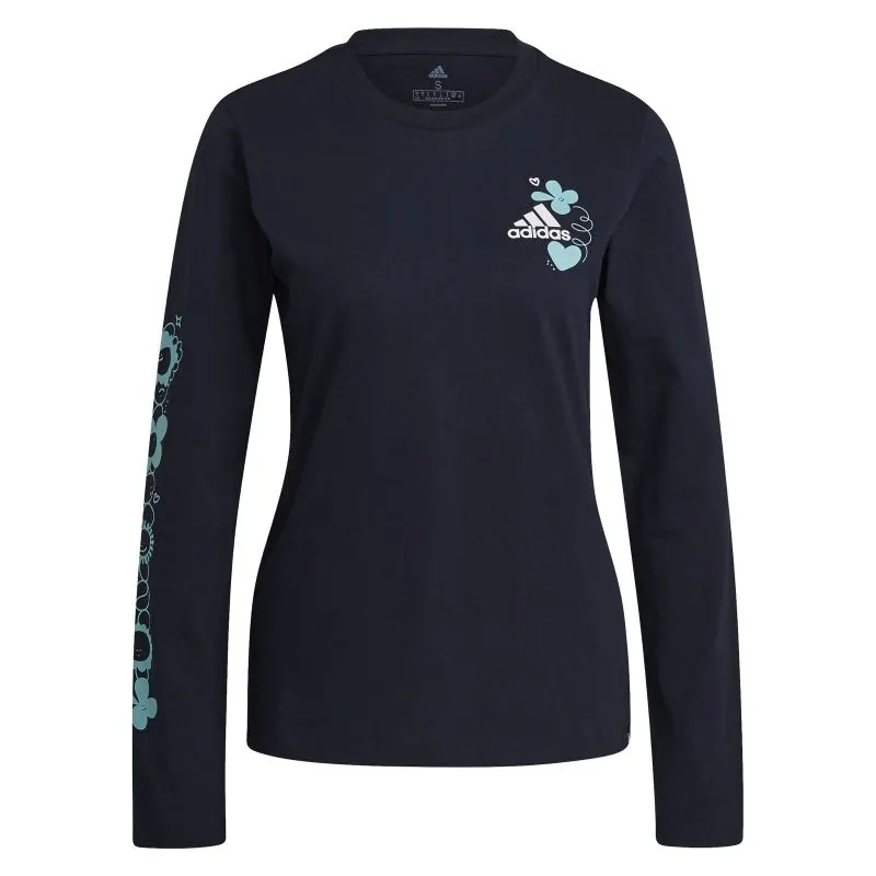 Bluza ADIDAS pentru femei W FNFLRL LS G T - GS4148