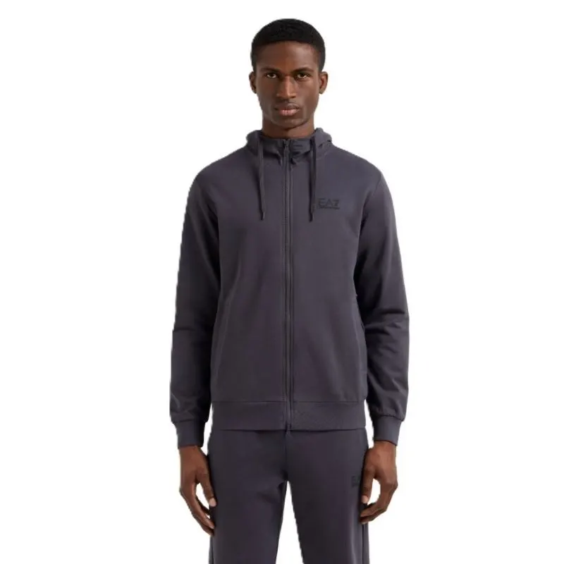 Bluza cu fermoar EA7 M HOODIE FZ COFT CC