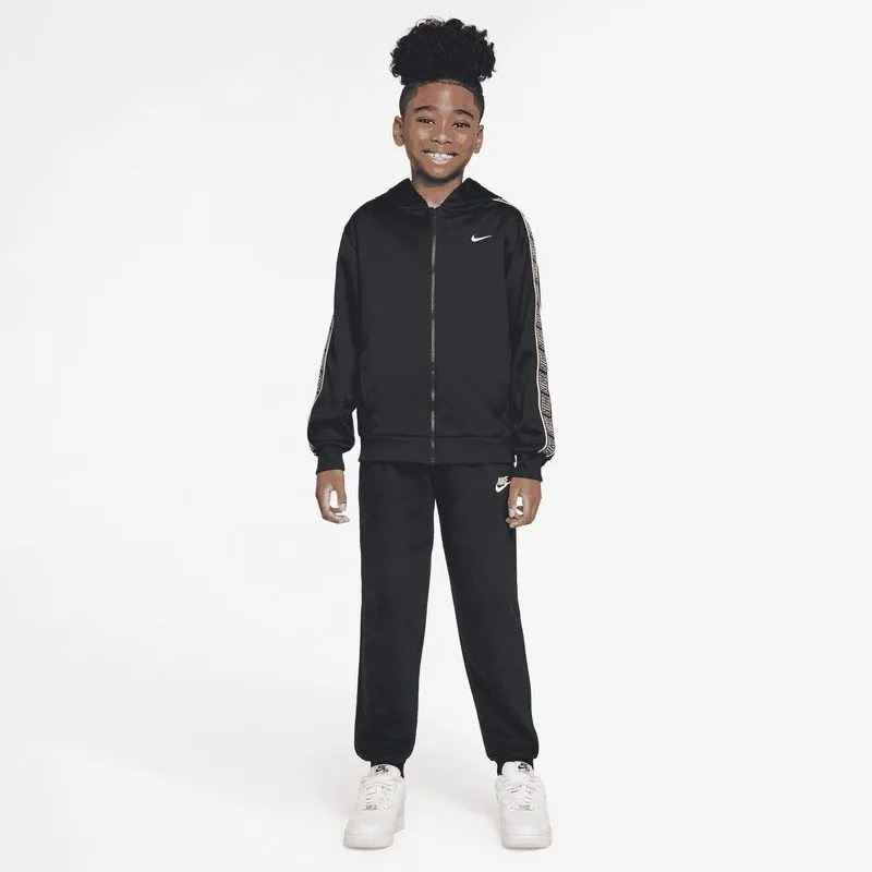 Bluza cu fermoar Nike K NSW DF CLUB+ POLY FZ HDY