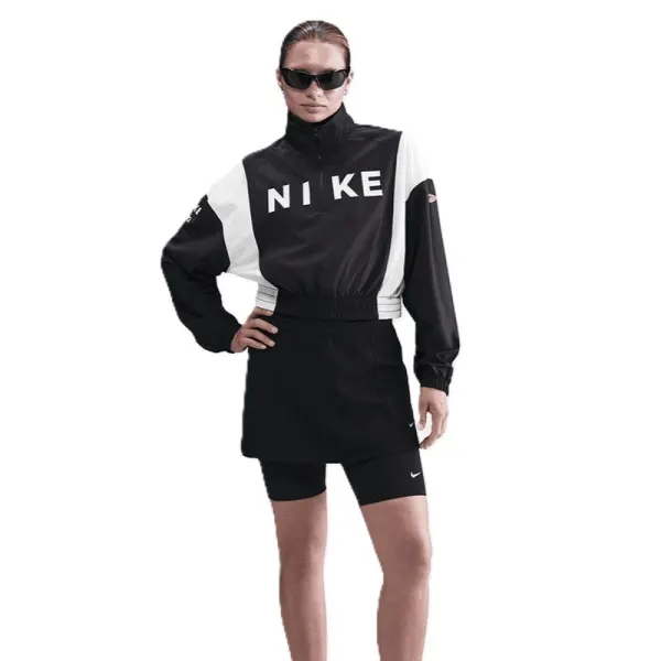 Bluza cu fermoar Nike W NSW CLSSC WVN REMIX LTWT PO