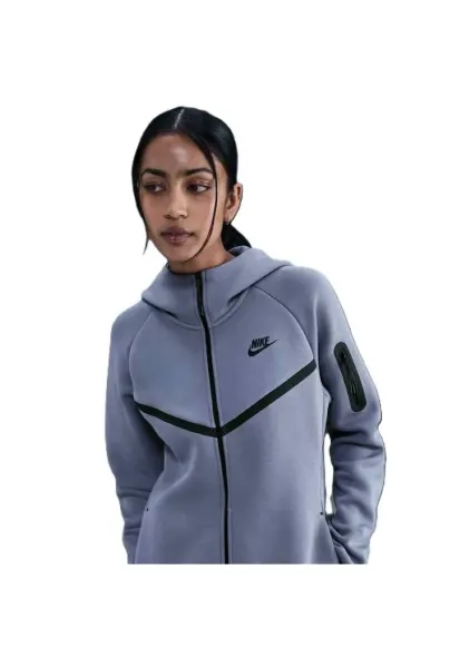 Bluza cu fermoar W NSW TCH FLC WR FZ HDY 2-HV6747-499