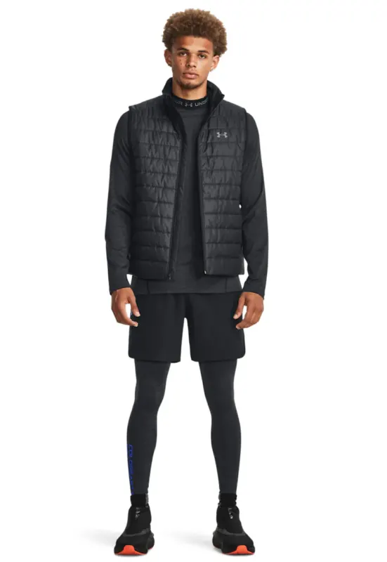 Bluza cu maneci raglan - pentru antrenament ColdGear® - Negru/Gri