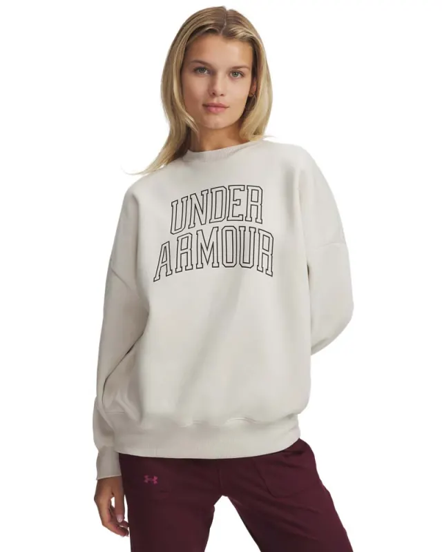 Bluza Dama RIVAL FLEECE VARSITY CREW Under Armour