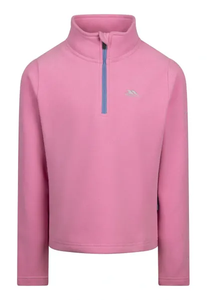 Bluza de trening cu fenta cu fermoar pentru trekking Nollan - Roz pastel