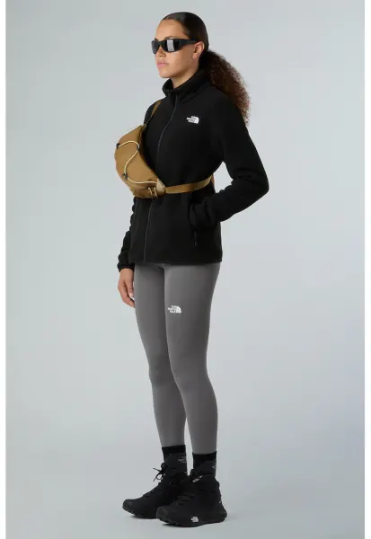 Bluza de trening cu fermoar pentru trekking Glacier - Negru