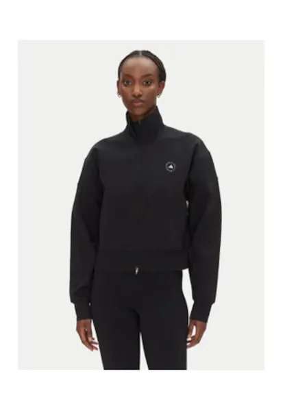 Bluza de trening cu fermoar si maneci cazute