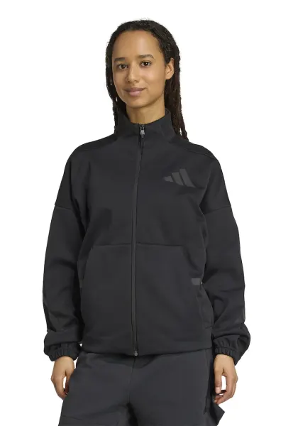 Bluza de trening cu fermoar Z.N.E - Negru