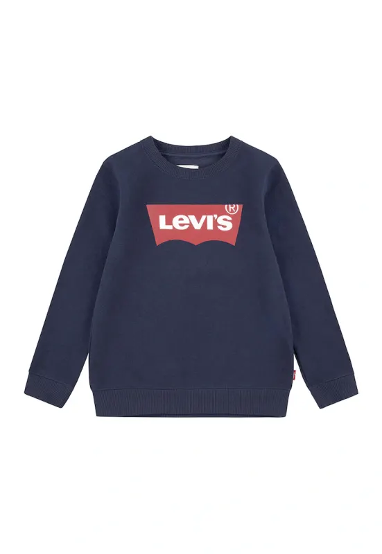 Bluza de trening cu imprimeu logo - Rosu/Bleumarin