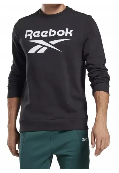 Bluza de trening cu imprimeu logo supradimensionat - Negru