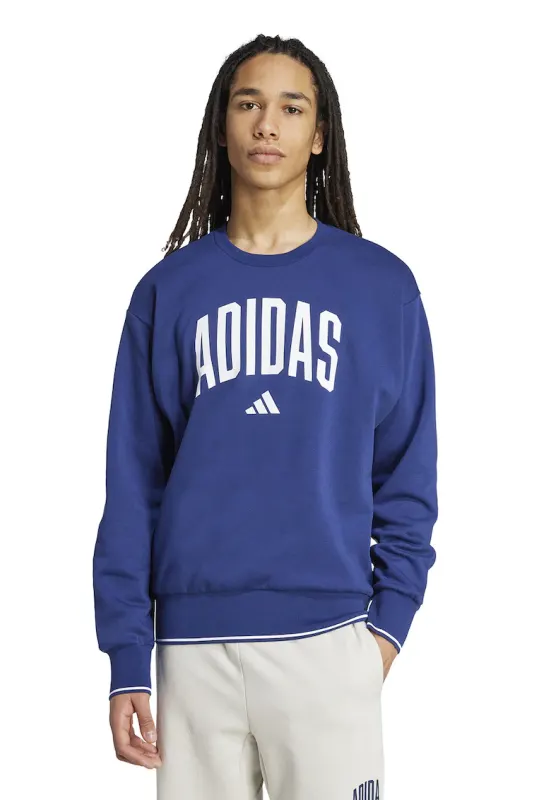 Bluza de trening cu logo - Alb/Albastru indigo