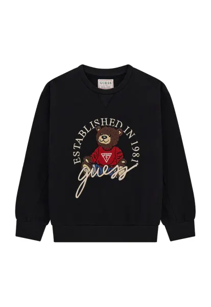 Bluza de trening cu logo aplicat - Rosu/Negru/Maro
