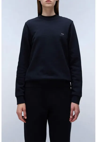Bluza de trening cu logo discret - Negru