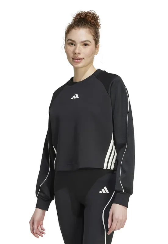 Bluza de trening cu maneci raglan Stadium - Negru stins/Alb murdar
