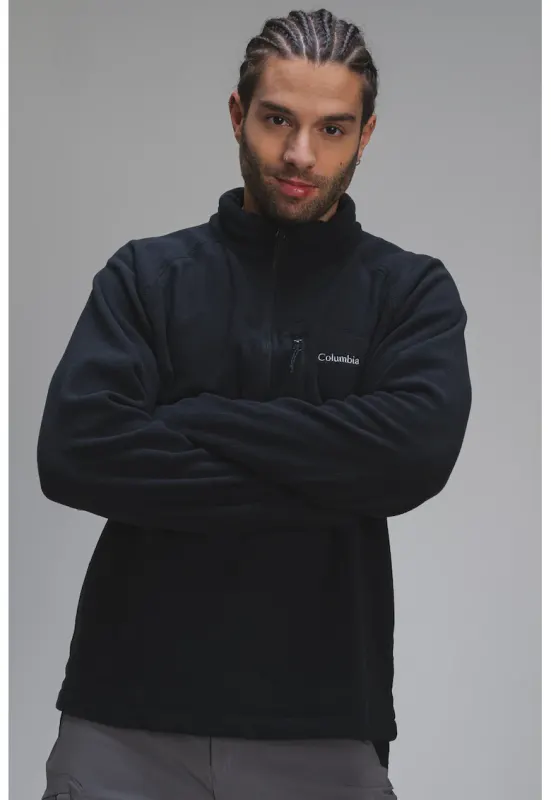 Bluza de trening din fleece - pentru schi Fast Trek III - Negru stins