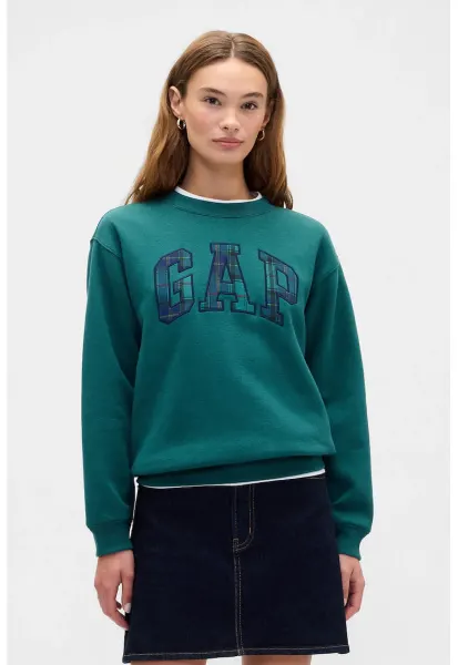 Bluza de trening lejera cu logo - Verde englez