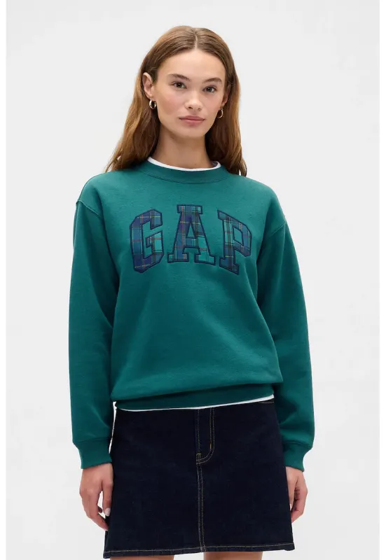 Bluza de trening lejera cu logo - Verde englez