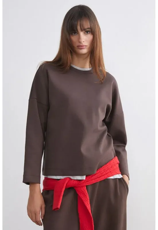 Bluza de trening lejera Scuba - Maro inchis
