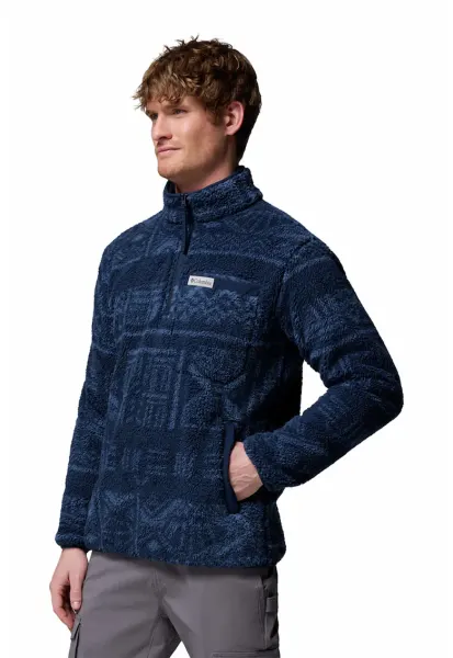 Bluza din material teddy pentru ski Rugged Ridge - Bleumarin