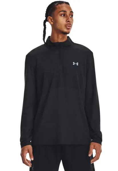 Bluza fara cusaturi pentru alergare Stride - Negru