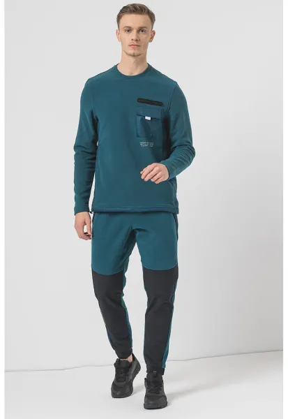 Bluza pentru antrenament ColdGear Infrared Utility - Albastru petrol