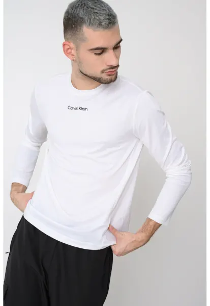 Bluza respirabila cu uscare rapida pentru fitness - Alb