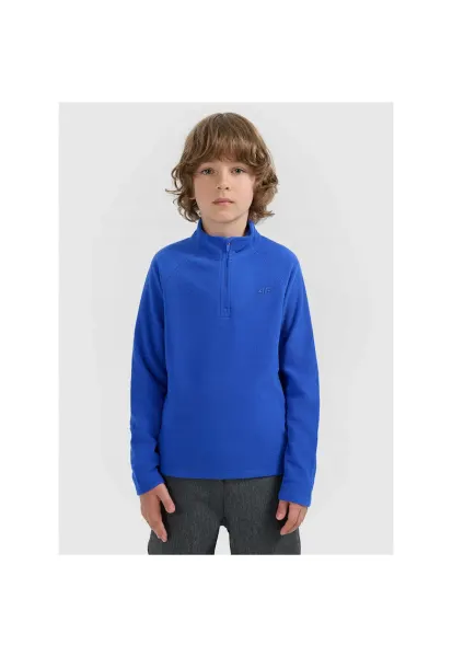 Bluza sport baieti -  poliester - albastru