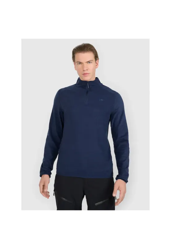 Bluza sport barbati poliester - tehnologie 4FWarm - bleumarin - Albastru/Bleumarin
