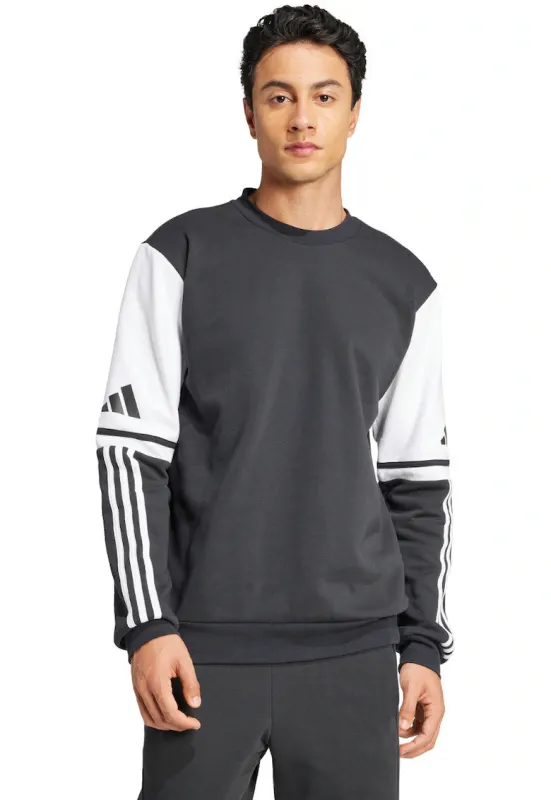 Bluza sport barbati Squadra 25 - gri - bumbac si poliester reciclat - croiala regulata -