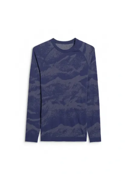 Bluza sport barbati -  termica - poliester - tehnologie 4FSkin - albastru - Albastru