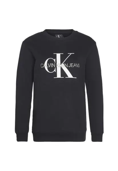 Bluza sport cu imprimeu logo 1 - Alb/Negru