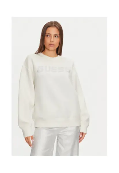 Bluza sport cu logo si maneci cazute
