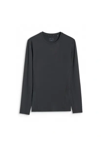 Bluza sport de antrenament uscare rapida - negru - material sintetic