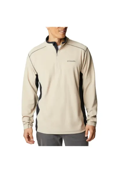 Bluza sport de barbati din fleece -  Klamath Range II Half Zip Fleece 135247 - Bej