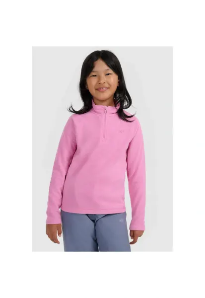 Bluza sport fete -  fleece - roz