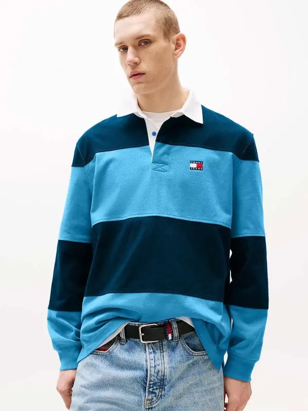 Bluza Tjm Rlx Fit Colorblock Rugby E