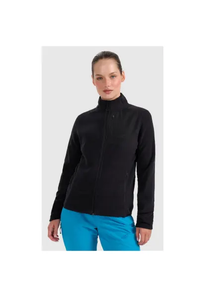 Bluza Trekking dama -  poliester - negru