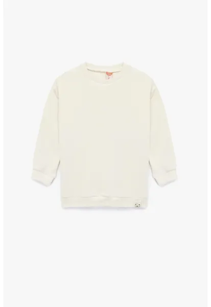 Bluza uni de trening din plus - Bej deschis