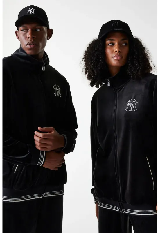 Bluza unisex de trening cu logo brodat - Negru