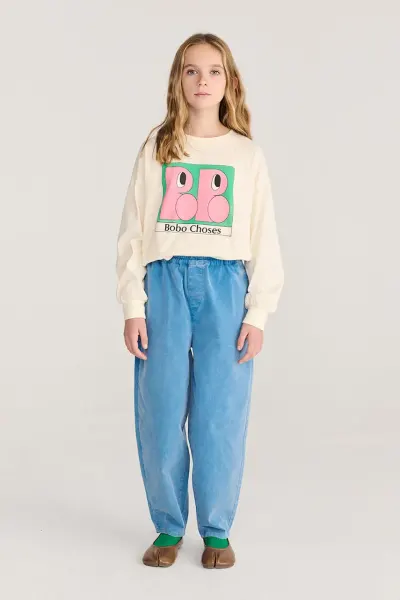 Bobo Choses  pantaloni de trening pentru copii din bumbac cu elastan