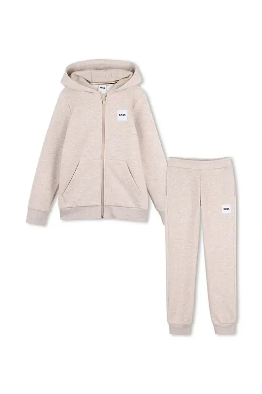 BOSS set de trening pentru copii cu bumbac