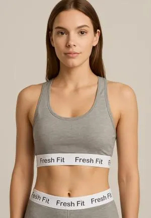 Bustieră sport Fresh Fit ,Culoare Gri,Engros