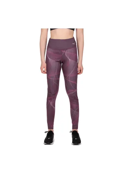 Colanti alergare dama  Printed Tights - Mov