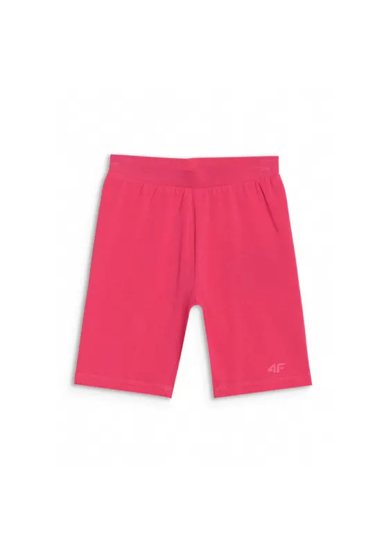 Colanti ciclism fete slim fit - talie inalta - roz - bumbac