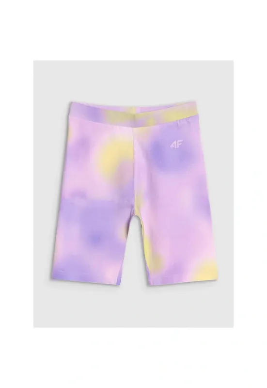 Colanti ciclism fete violet - tricotati - textil