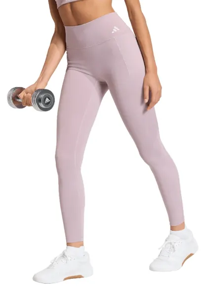 Colanti cu buzunare laterale - pentru fitness Optime - Lila pal