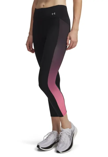 Colanti cu logo pentru alergare Velociti - Negru/Roz pastel
