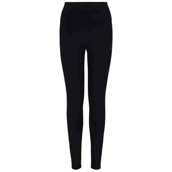 Colanti EA7 W LEGGINGS HIGH WAIST FANCY STRASS